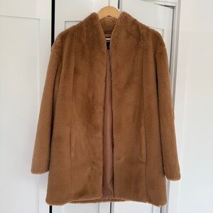 Brown Faux Fur Jacket
